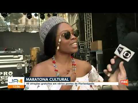 NSC - Jornal do Almoço - Maratona Cultural de Florianópolis - 16/08/2019