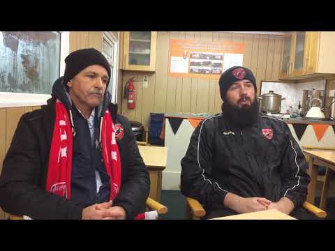 Rudy Funk & Mark Ward post-Brighouse Town