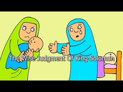 The Wise Judgment of King Solomon Bible story