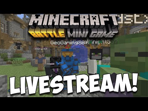 Minecraft PS4: Battle Mode LIVESTREAM! :)