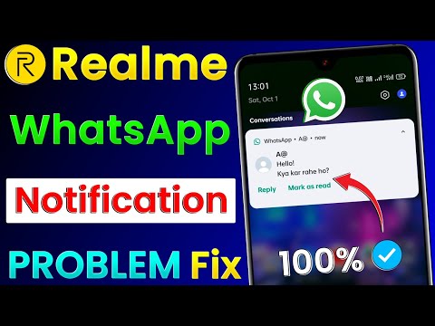 Realme WhatsApp Notification Problem Solve ! How To Fix WhatsApp Notification Problem In Realme