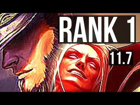 TWISTED FATE vs VLADIMIR (MID) | Rank 1, Rank 1 TF, 5/1/2 | EUW Challenger | v11.7