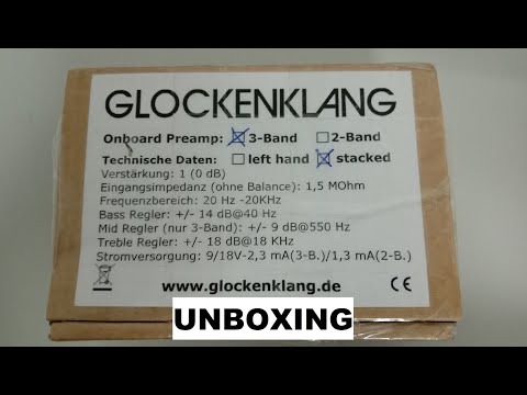 Glockenklang 3-Band Bass Preamp (Unboxing)