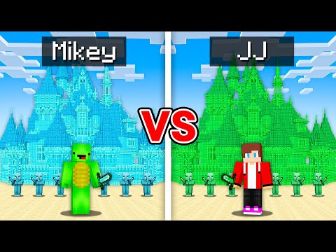 EPIC SHOWDOWN! Mikey Diamond Battles JJ Emerald in Minecraft Castle