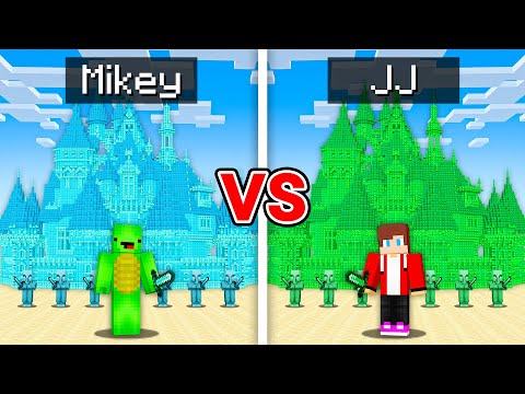 EPIC SHOWDOWN! Mikey Diamond Battles JJ Emerald in Minecraft Castle