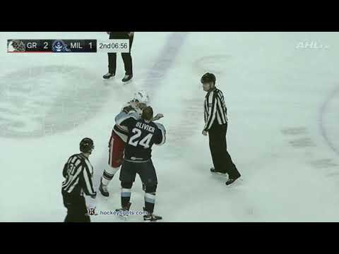 Dylan McIlrath vs Mathieu Olivier