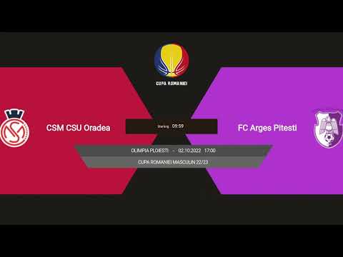 CRBM 2022-2023: CSM CSU Oradea - FC Argeș Pitești