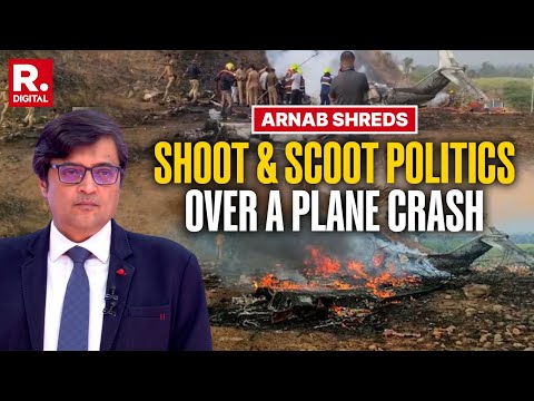 Ajit Pawar's Death: Arnab Shreds Opposition's Shoot & Scoot Politics Over A Plane Crash