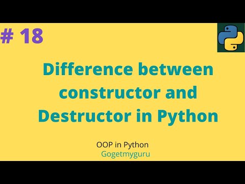 Great Difference Between Constructor And Method In Python