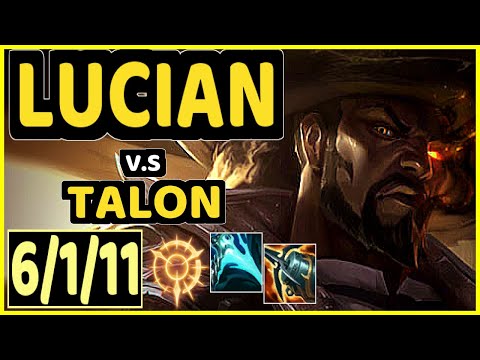 LUCIAN vs TALON - 6/1/11 KDA MID CHALLENGER GAMEPLAY - KR