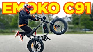 Fat Tire, Moped Style Ebike on a Budget? Emoko C91 First Impressions