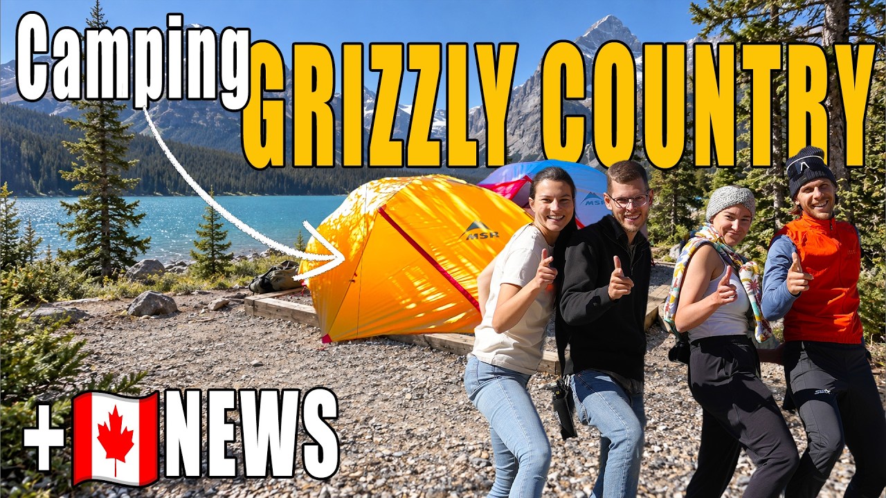 4 Freunde, 2 Zelte & die Wildnis 🏕️🐻 | Unser Kanada-Abenteuer beginnt! | #71