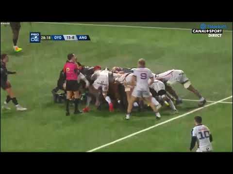 luka goginava highlights Oyonnax - sa xv - 28-25 ( 11.02.2021)