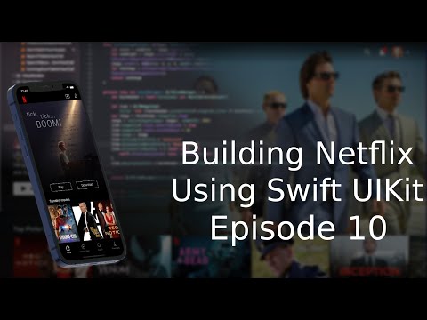 Building Netflix App in Swift 5 and UIKit (Xcode 13, 2021) - Episode 10 Search Results Controller thumbnail