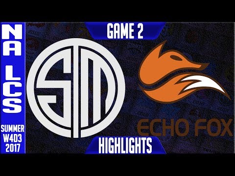 TSM vs FOX Highlights Game 2 | NA LCS Week 4 Summer 2017 | Team Solomid vs Echo fox G2