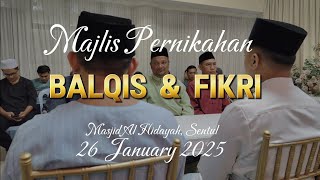 Download lagu 26 January 2025 | Sekitar Majlis Akad Nikah Balqis & Fikri di Masjid Al Hidayah, Sentul mp3
