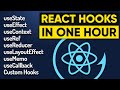 React Hooks In ONE Shot 2025 EASIEST Explanation React JS Tutorial