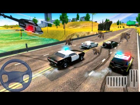 Offroad Cop Car Driver - Police 4x4 Jeep SUV - open world driving android game