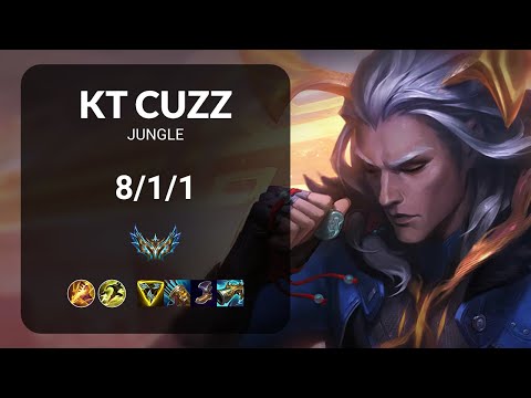KT Cuzz Viego vs Xin Zhao JUNGLE - KR CHALLENGER Patch 15.7