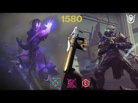 1580, NO Resilience / Resist mods / Invisibility - SOLO Grandmaster Birthplace of the vile Destiny 2
