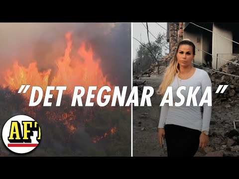 Svenska Johanna på plats i Turkiet: ”Det regnar aska"