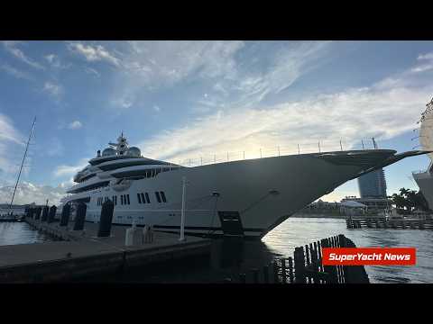 VIDEO: Conspicuous Superyacht Amadea on Move Again! | SY Clips