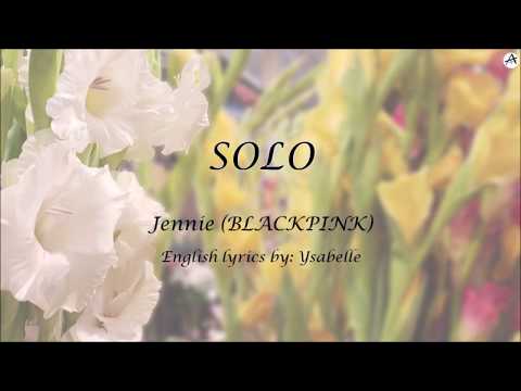 SOLO - English KARAOKE - Jennie (BLACKPINK)