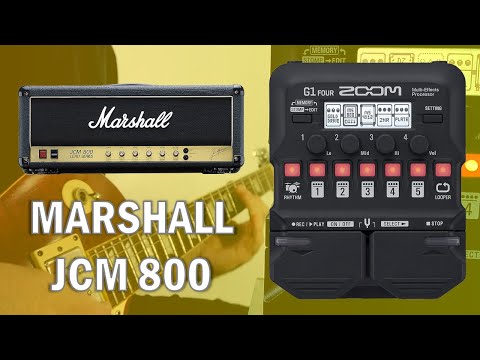 Marshall JCM 800 | Zoom G1 four Preset #15 [G1X four  G3n G3Xn G5n]