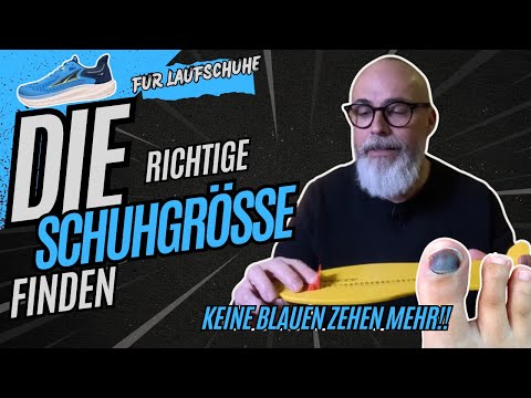 Keine blauen Zehen mehr! So findest du die richtige Schuhgröße für Laufschuhe  #running #schuhgröße