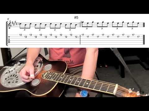 Dobro Lessons with Joe Wilson - 5 Blues Licks (GBDGBD tuning)