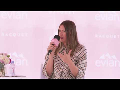 Maria Sharapova and Andrea Petkovic Talk Team Building on the SS evian