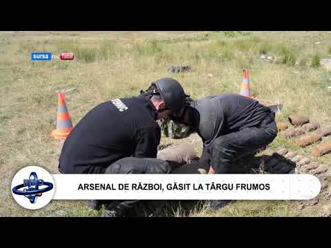 ARSENAL DE RĂZBOI, GĂSIT LA TÂRGU FRUMOS