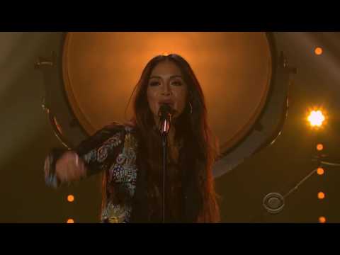Nicole Scherzinger - Never Give Up ( The Late Late Show With James Corden)