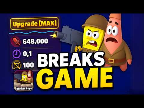 We Make BUNKER BOYS OP in SpongeBob Tower Defense!