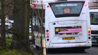 preview picture of video 'National Express West Midlands 1814 BV57XGE'