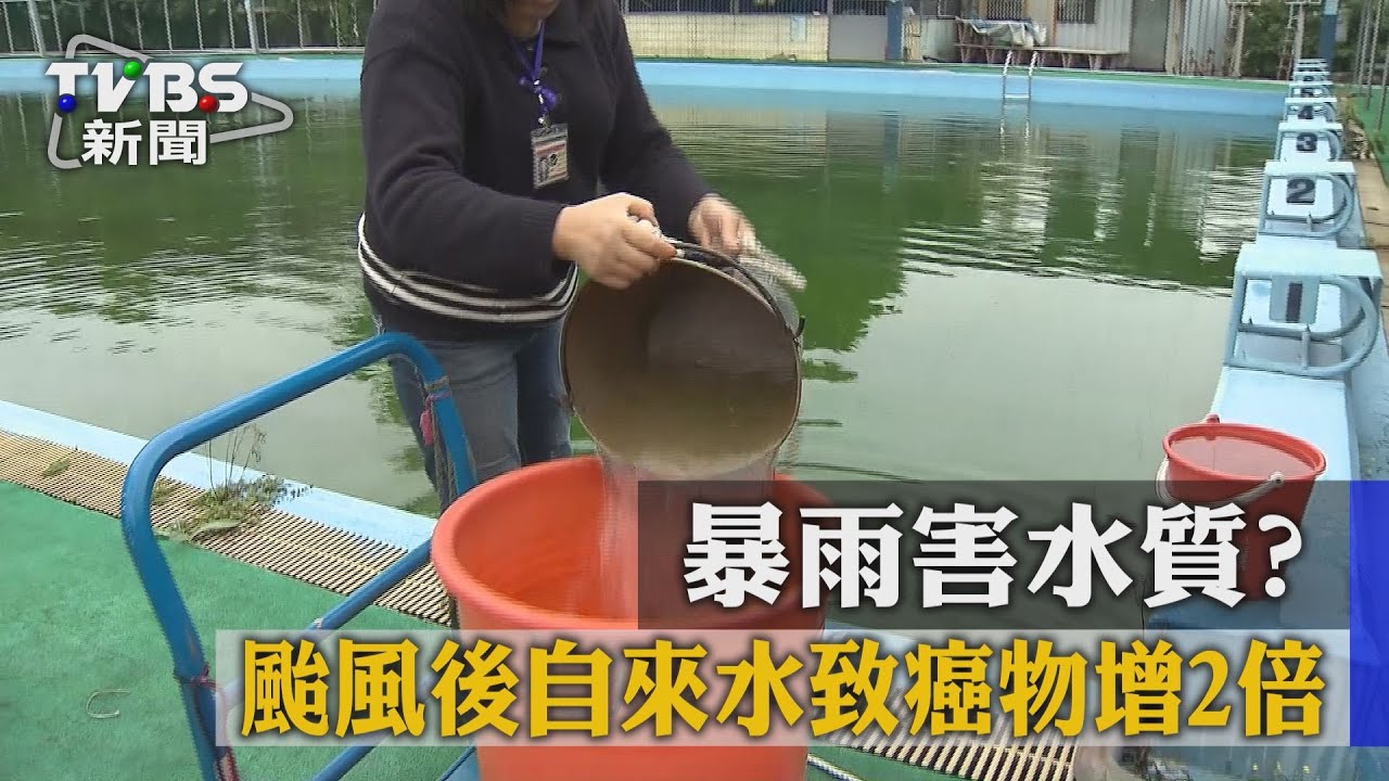 暴雨害水質？研究：颱風後自來水致癌物增倍
