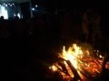 Стрибки через вогонь на Купала Житомирщина 2012 