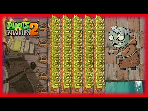 Plants VS Zoombies 2 - PVZ2- Threepeater, Lightning Reed In PirateSeas
