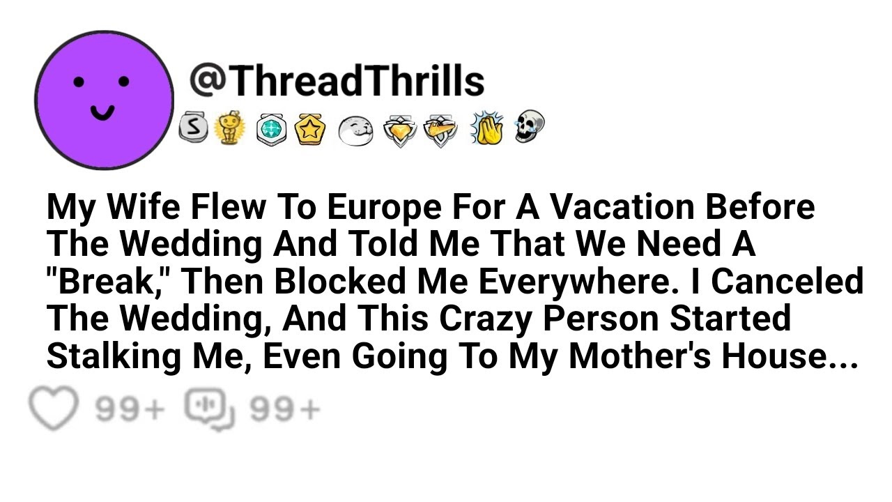 I Canceled My Wedding Because My Wife Blocked Me Everywhere And Started Stalking Me, But She...