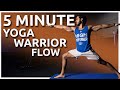 Yoga Warrior Flow - Follow Along Intermediate Routine with Zach Zenios