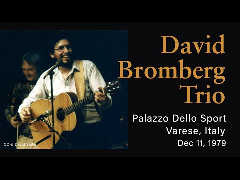 David Bromberg Trio - 1979.12.11 - Palazzo Dello Sport, Varese, Italy | Live Concert Audio