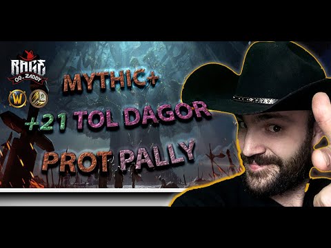 Mythic +21 Tol Dagor | WoW BFA 8.3 M+ Keys | Protection Paladin Shadowlands