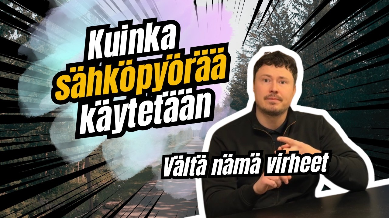 Yleisimmät kysymykset sähköpyörästä
