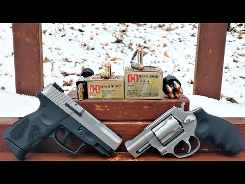 Short Barrels - Hornady Critical Defense .38 Special+P VS 9mm - A Snub Nose is a Belly Gun?