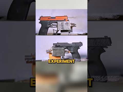 This is what happens when two bullets collide in midair.  #shortvideo