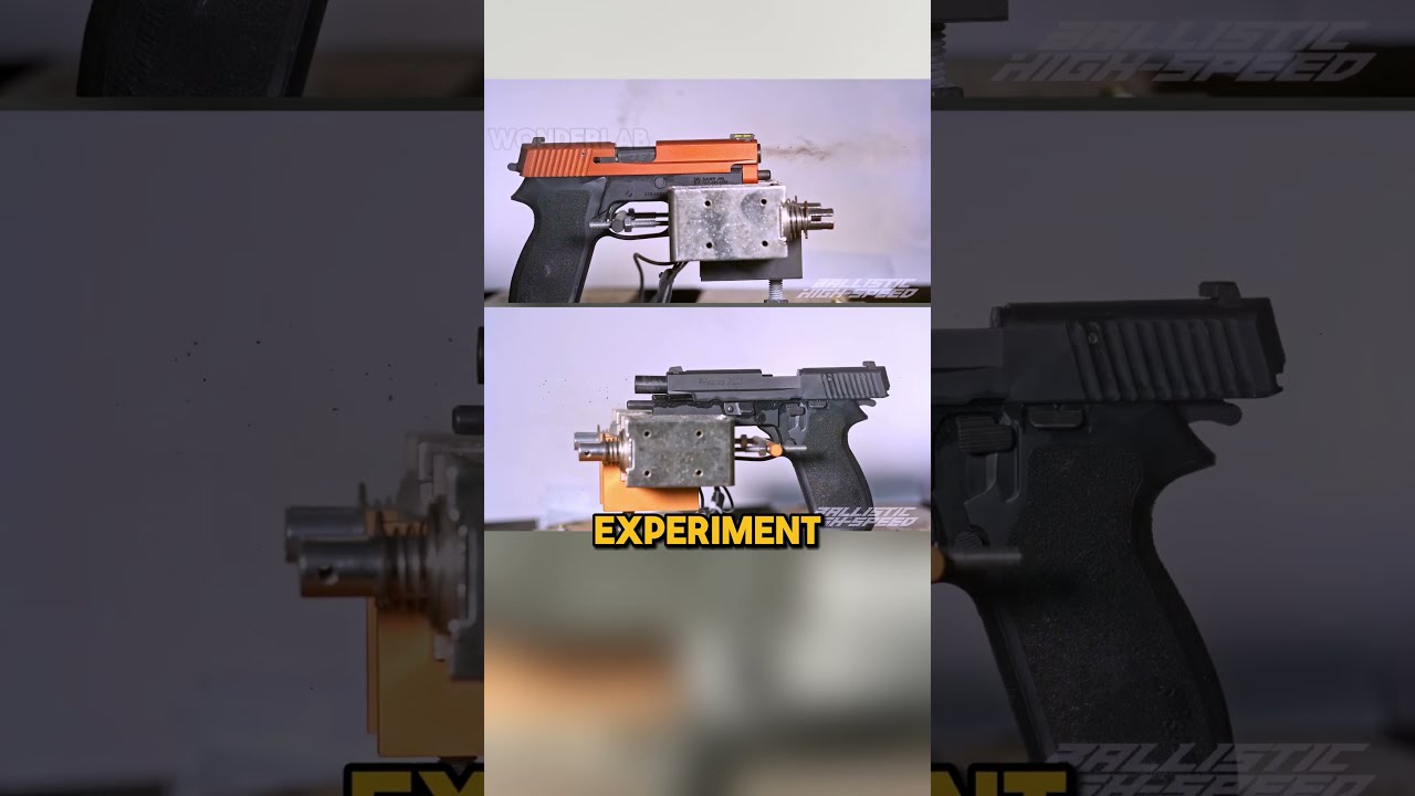 This is what happens when two bullets collide in midair.  #shortvideo