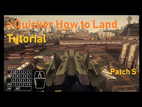 Star Citizen 3.6.0 LIVE - Hover Mode Tutorial - a Quicker howto land Tutorial