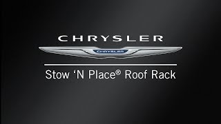 Stow ‘N Place® Roof Rack | How To | 2020 Chrysler Pacifica Hybrid