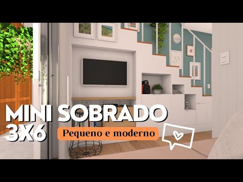Mini Sobrado 3x6 - Pequeno e Moderno ❤️