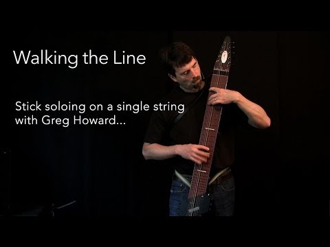Walking the Line - single string soloing on the Chapman Stick